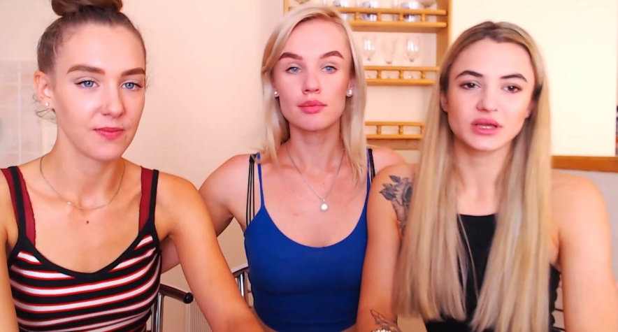 lesbian trio
